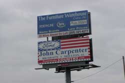 Billboard Location, 12A-Hwy-41-Addison-(SBR)-inbound