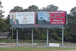 Billboard Location, 13B-Hwy-157-South-Moulton-(SBR)-outbound