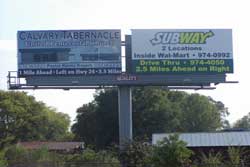 Billboard Location, 14A-Hwy-157-North-Moulton-(SBR)-inbound