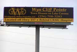 Billboard Location, 3A---Hwy-157-and-Eva-Rd-(WBR)inbound